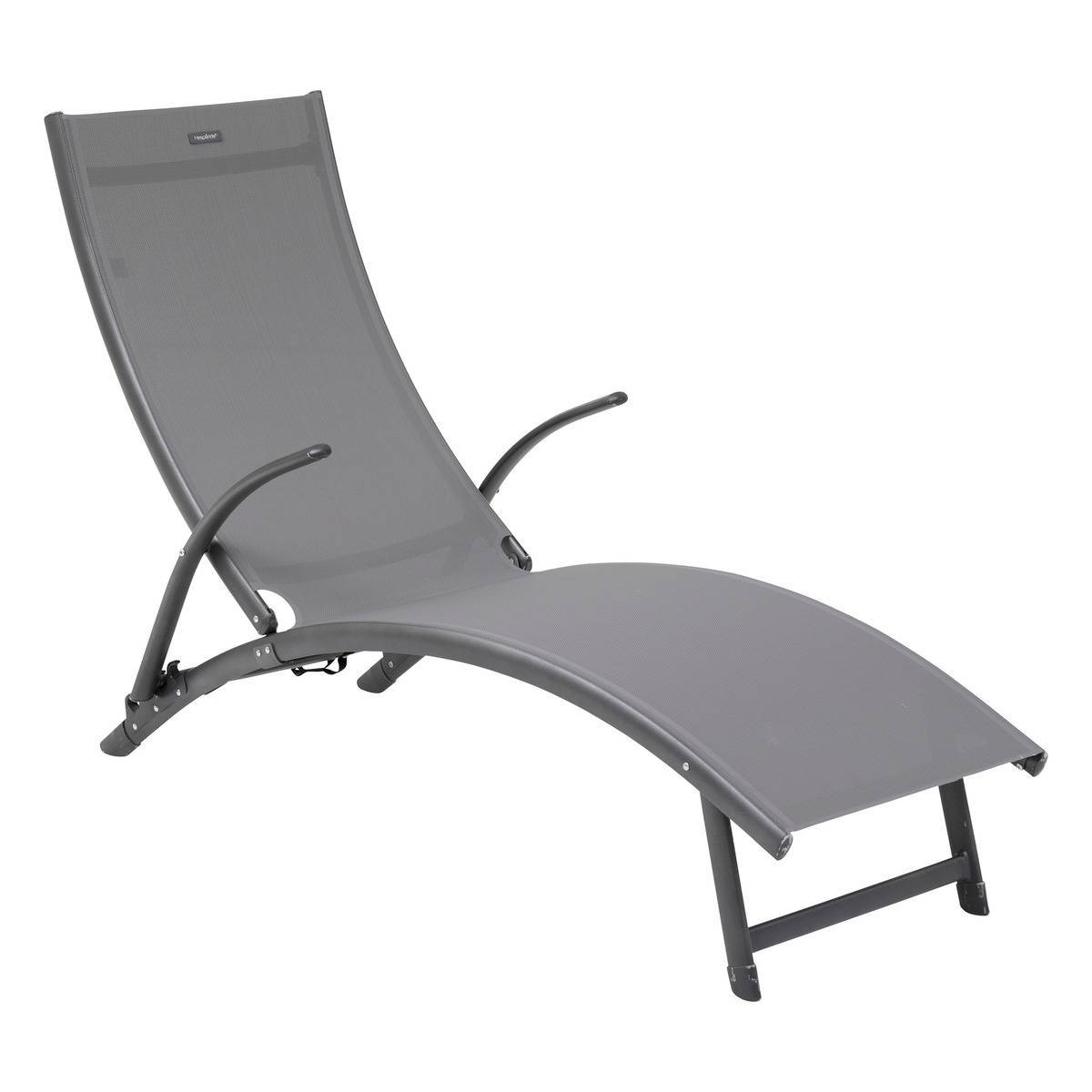 Hesperide - Transat "Samba" anthracite & graphite en aluminium traité époxy - Hespéride - Image 2