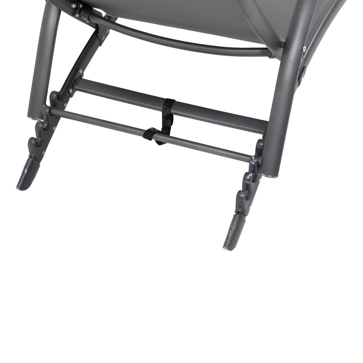 Hesperide - Transat "Samba" anthracite & graphite en aluminium traité époxy - Hespéride - Image 4