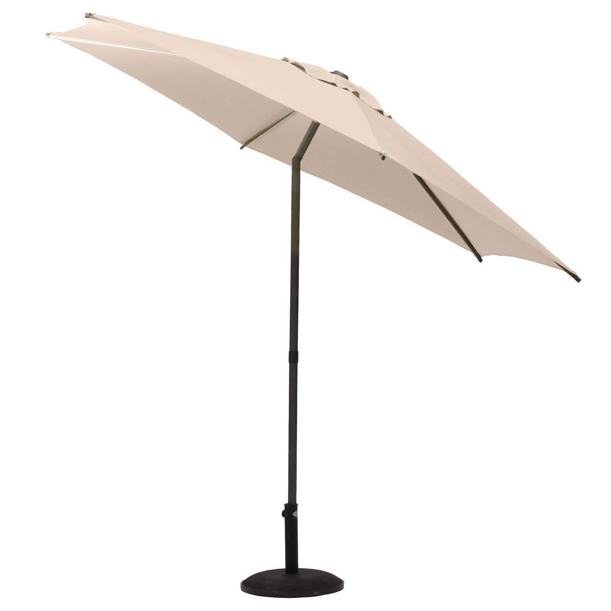 Hesperide - Parasol droit rond inclinable "Soya" blé 2,7m Hespéride - Image 3
