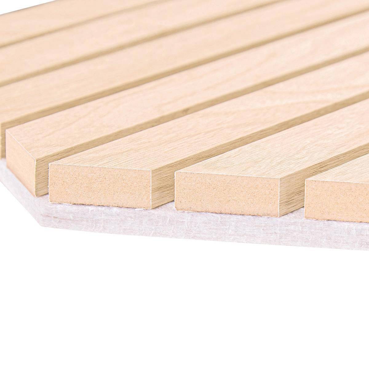 Lot de 3 Panneaux Déco Hexagonal "Colva" 30x26cm Beige - Image 3