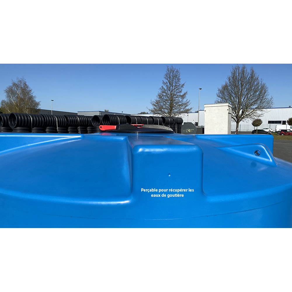 Plast'Up Rotomoulage - Cuve à eau verticale 3000l aérienne-plast'up rotomoulage - Image 4