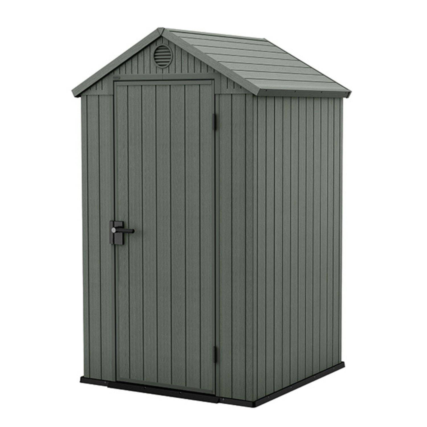 Keter - Abri de jardin 1,47m² DARWIN 4x4 Vert Keter - Image 1