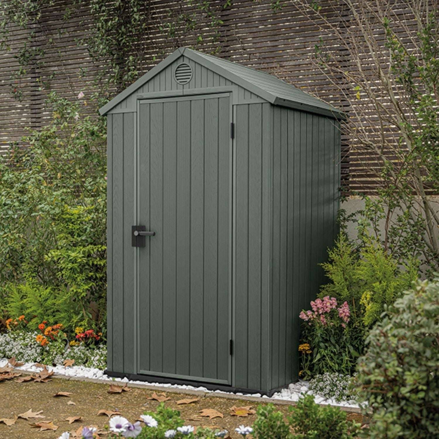 Keter - Abri de jardin 1,47m² DARWIN 4x4 Vert Keter - Image 2