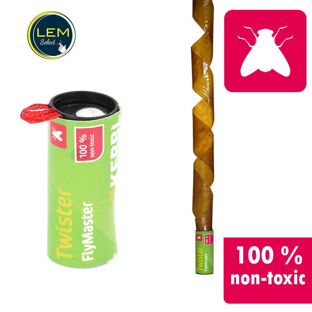 Lot de 2 Boites de 4 rouleaux rubans Attrape Mouches - Pièges Tue-mouches Twister - Image 3