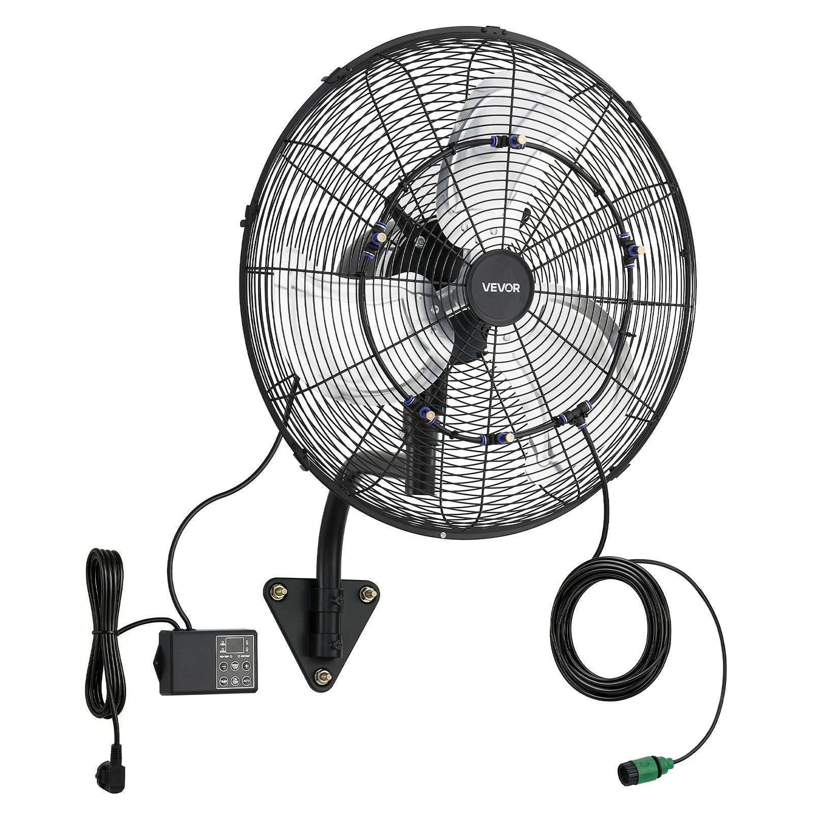 Vevor - VEVOR Ventilateur Mural Industriel Brumisateur Oscillant 50,5 cm Télécommande - Image 1