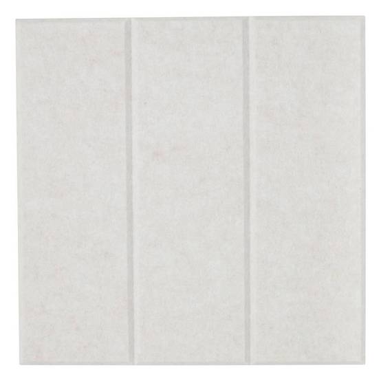 Lot de 4 Panneaux Déco "Feutrine" 30x30cm Gris - Image 2