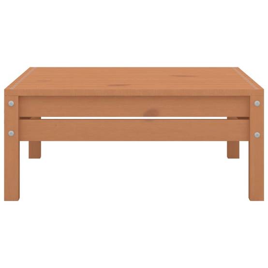 Helloshop26 - Salon de jardin meuble d'extérieur ensemble de mobilier 6 pièces marron miel bois de pin massif - Image 7