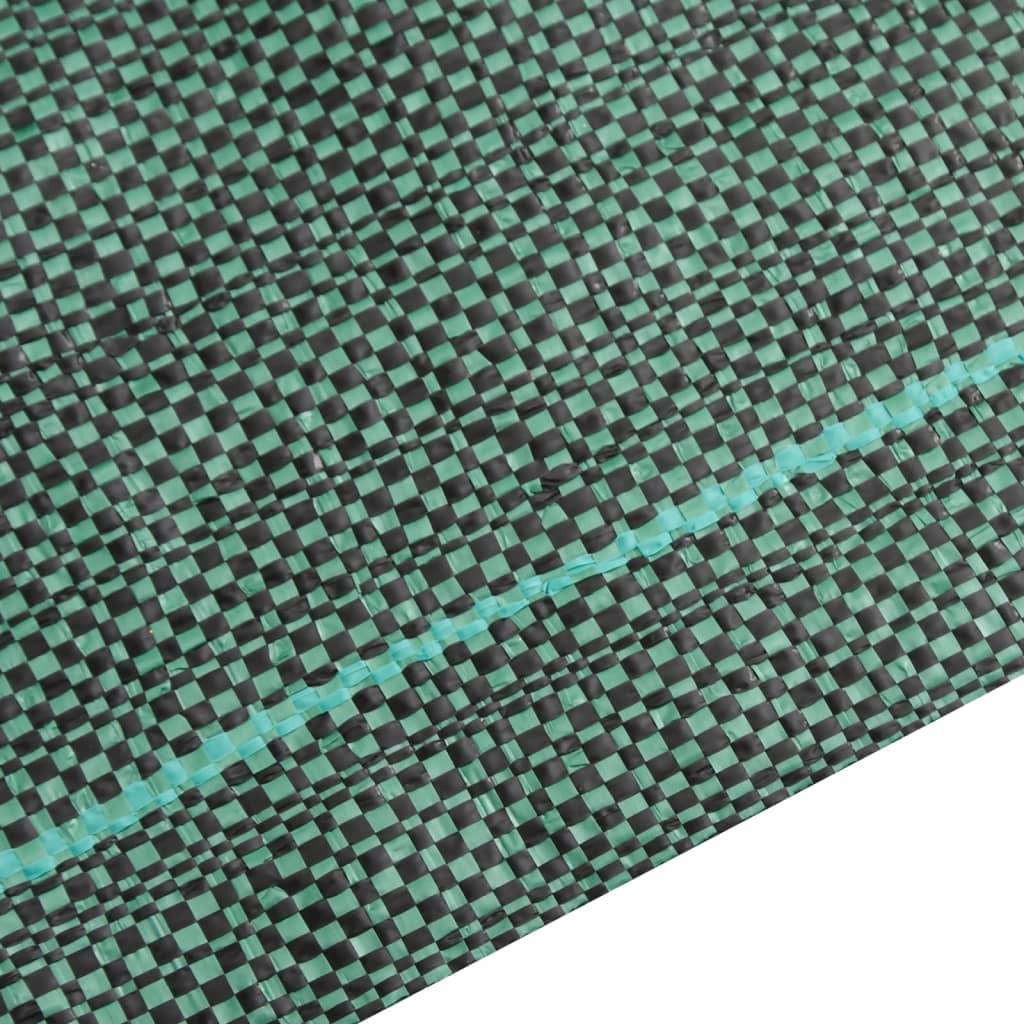 Toile de paillage polypropylène pour jardin potager anti-mauvaises herbes 1,5x200 m Vert - ComfortXL Outdoor Living - Image 6