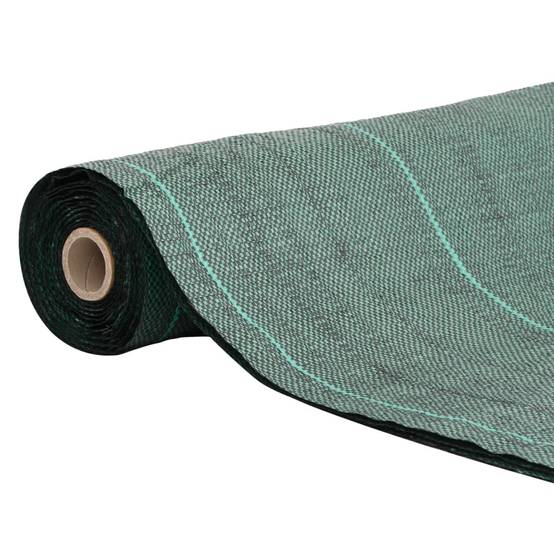 Toile de paillage polypropylène pour jardin potager anti-mauvaises herbes 1,5x200 m Vert - ComfortXL Outdoor Living - Image 2