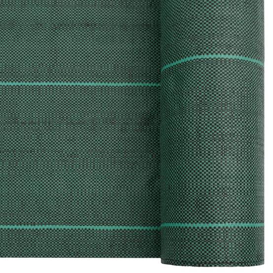 Toile de paillage polypropylène pour jardin potager anti-mauvaises herbes 1,5x200 m Vert - ComfortXL Outdoor Living - Image 4