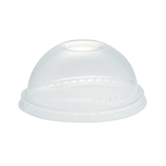 Couvercles Écologiques Compostables avec Trou - Pour Gobelets GH014 et GH015 - Vegware - Image 1