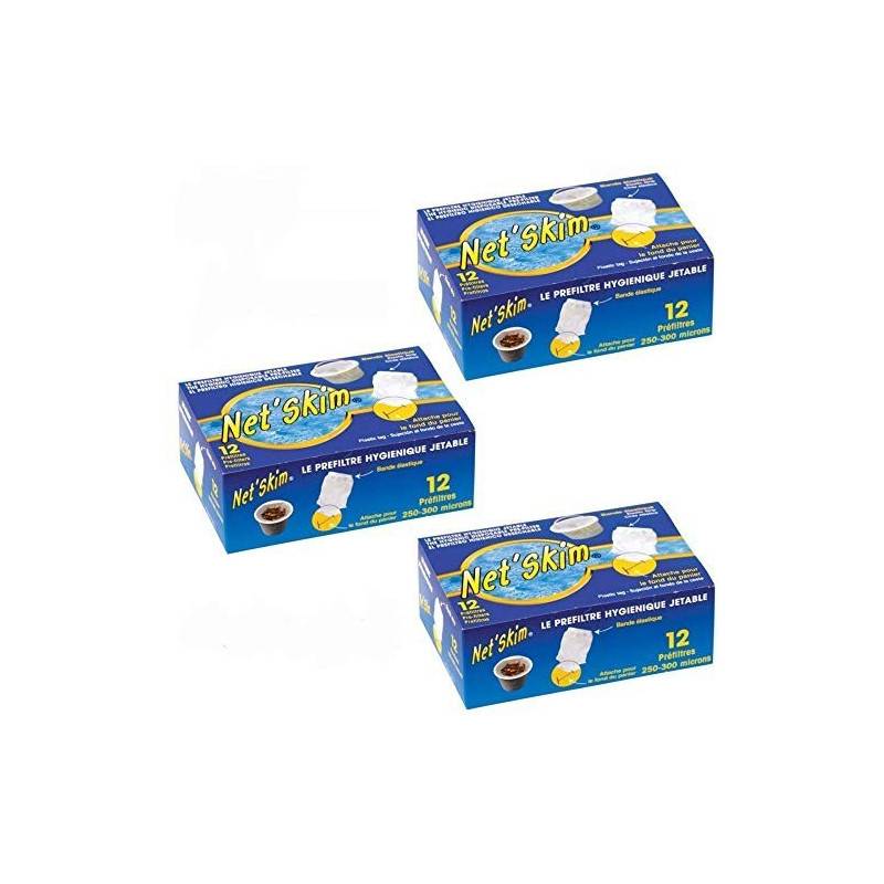 Water Clip - Chaussettes pré-filtre Net'Skim jetables - Boîte de 12 pièces - Lot de 2 - - Image 2