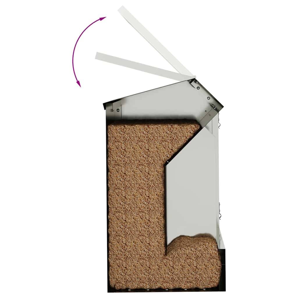 Nourrisseur Volaille Lapin Galvanisé 6kg Etanche Argent - ComfortXL Outdoor Living - Image 6