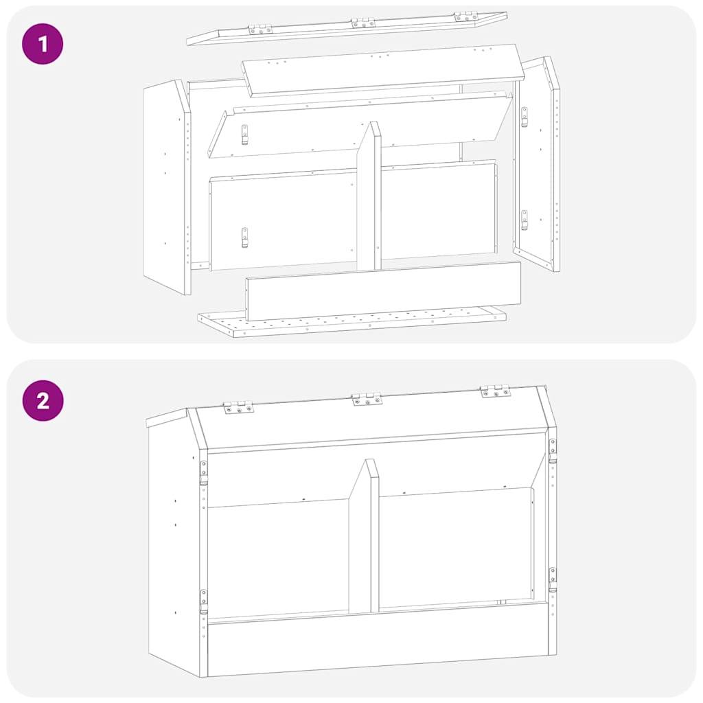 Nourrisseur Volaille Lapin Galvanisé 6kg Etanche Argent - ComfortXL Outdoor Living - Image 7