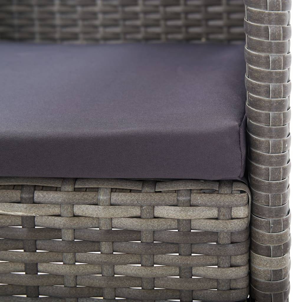 RNY AMOR Rotin Synthétique Gris Foncé 15,2 M - Matériau Réparation Chaise Rotin Et Paniers