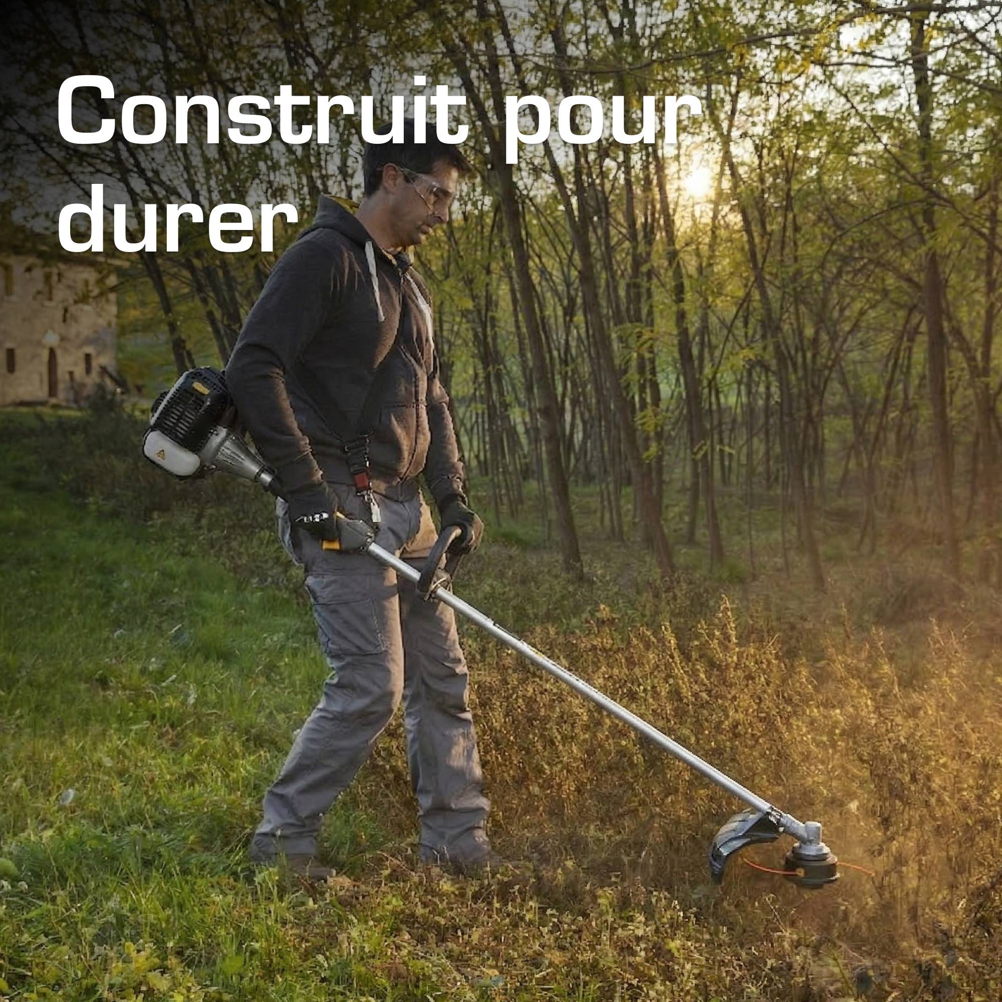 Alpina - Débroussailleuse thermique ABR 42, Moteur essence puissant 42,7 cm³, performante pour herbes denses et finitions de jardin - Alpina - Image 4