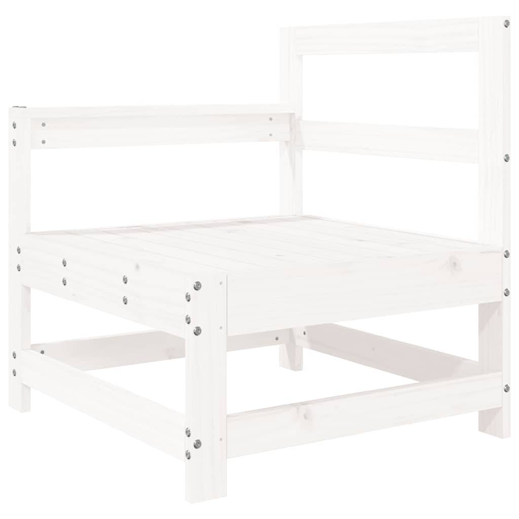 Vidaxl - Chaise de jardin avec coussins blanc bois de pin massif vidaXL 825570 - Image 5