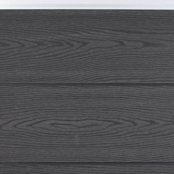Ensemble de clôture de jardin - panneaux de clôture - Barrière de jardin gris 180x186 cm WPC - MEUBLE PRO - Image 4
