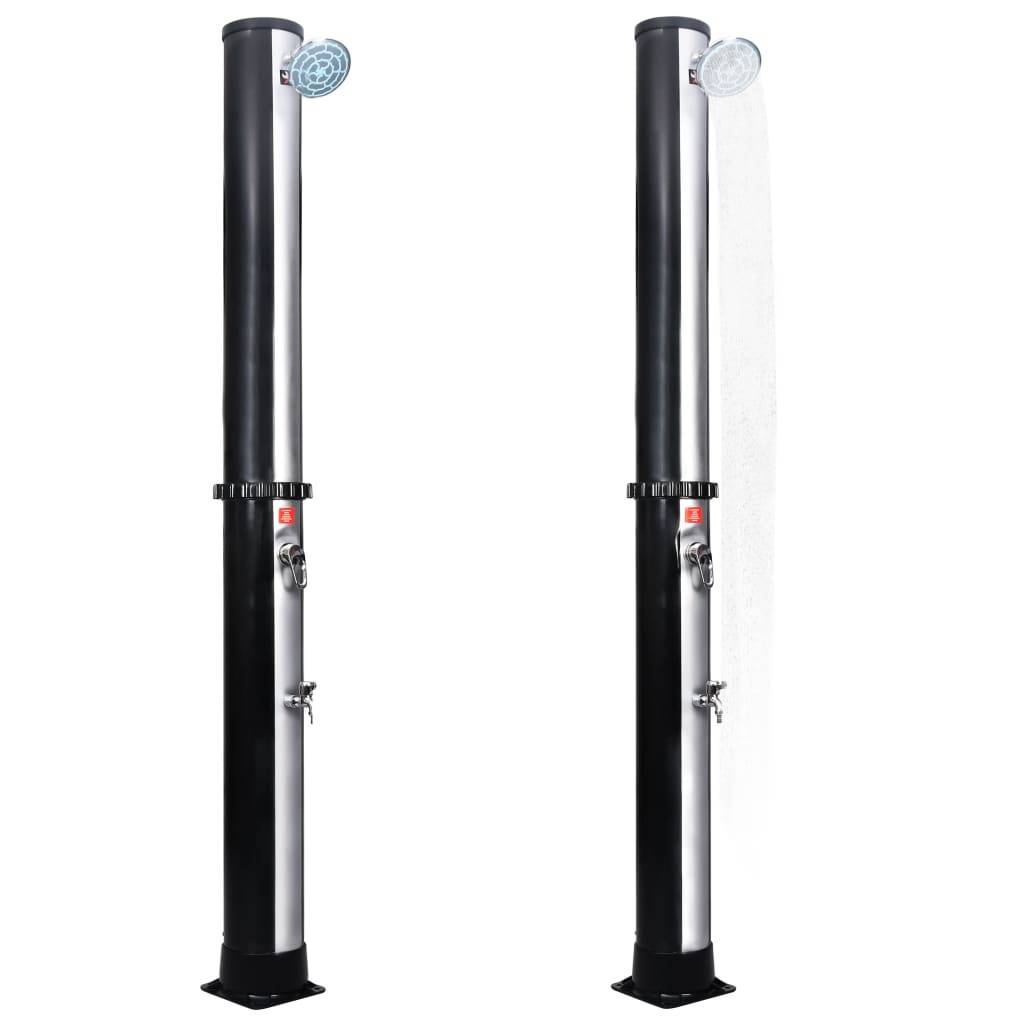 Douche solaire d'extérieur - Douche de jardin avec pomme de douche et robinet 40 L MP357 - Image 3