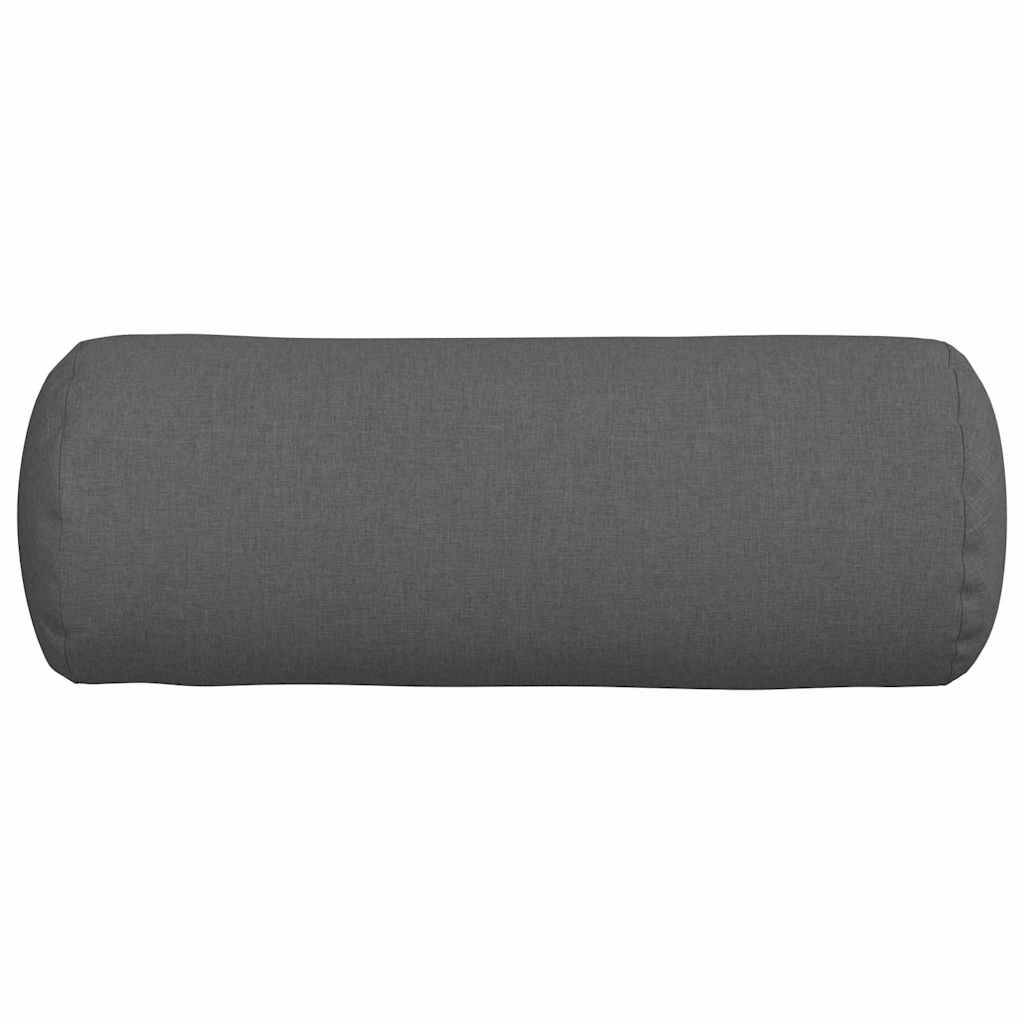 Lot de 2 Coussins Polochons Géants Tissu Doux Housse Lavable pour Chambre et Salon Gris Foncé 25x70 cm – ComfortXL Outdoor Living - Image 6