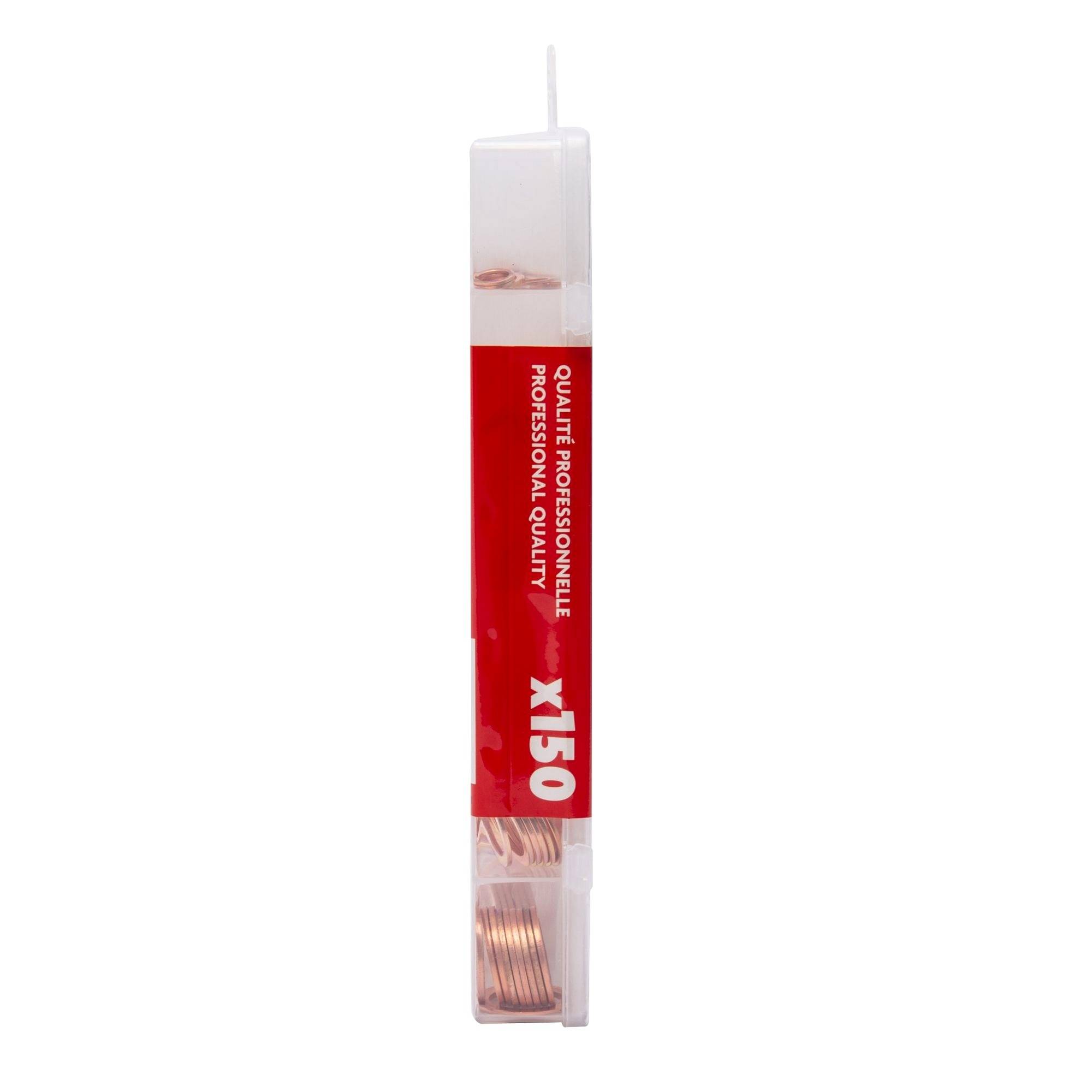 Coffret joints cuivre plats Ø 5x10 à 17,5x24 mm 150 pcs - Image 5