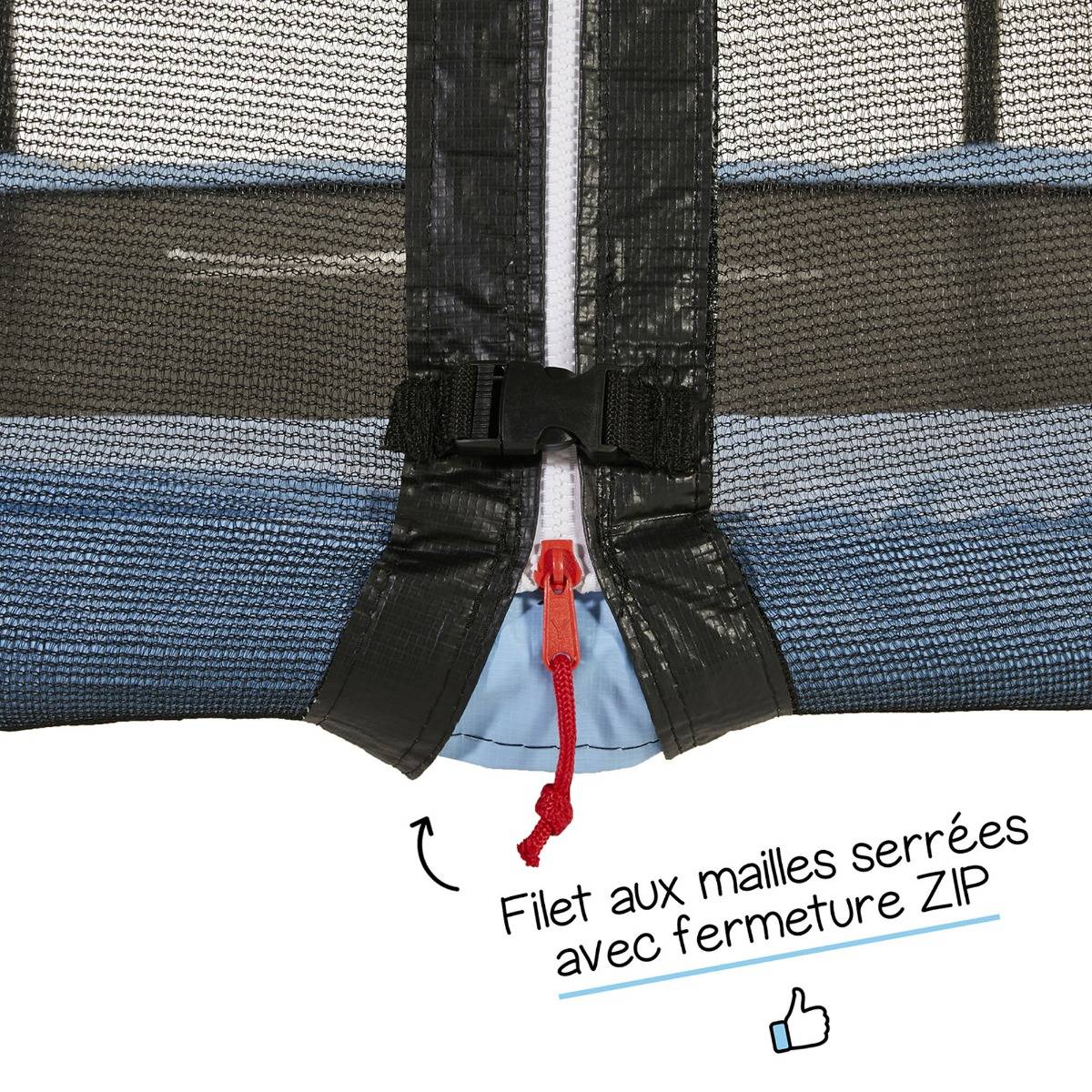 Kangui - Trampoline de jardin 250 cm + filet de sécurité | Normes CE/EU Kangui - Image 3