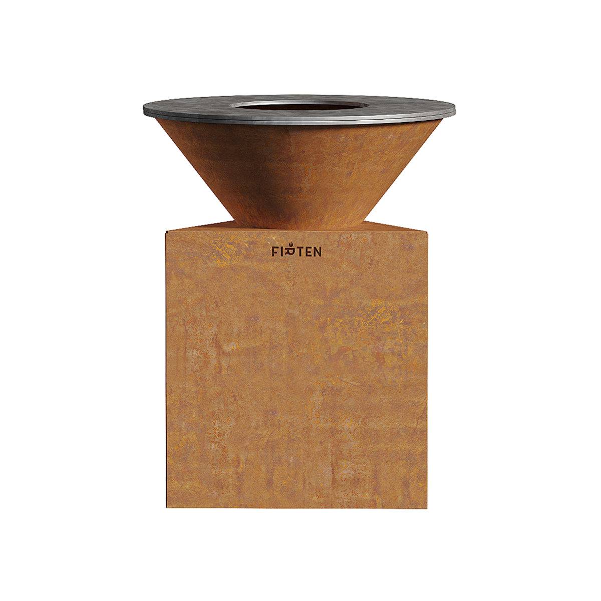 Brasero Plancha Tradition 80 Ø 80 cm – acier Corten épais, cuisson plaque incurvée – Firten - Image 2