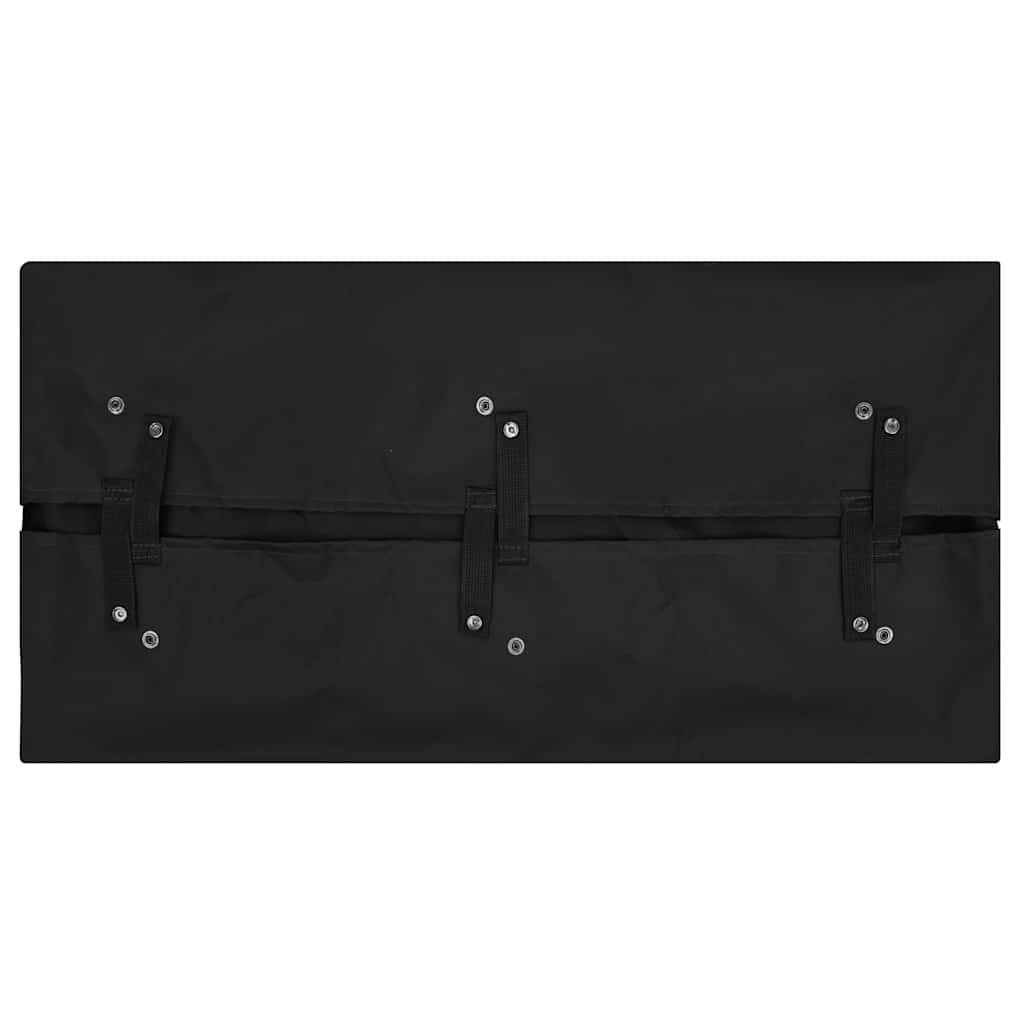 PANGIVO - Bâche de chariot de jardin polyester noir 81 x 41 x 40 cm - PANGIVO - Image 2