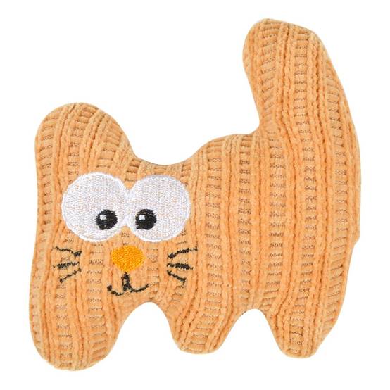 Love Story - Jouet Peluche pour Chat "Boho Cat" 12cm Moutarde - Image 1