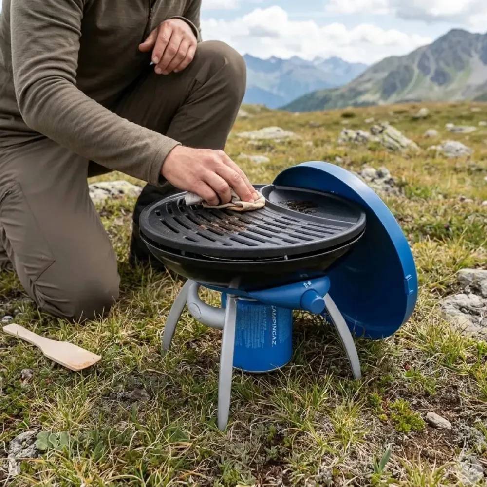 Autre - Réchaud Party Grill CV 3 en 1 allumage Piezo 1350W Ø32cm 805cm2 - Image 3