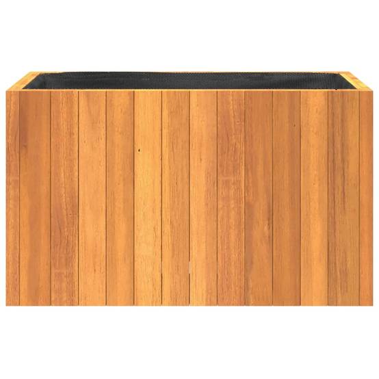 ComfortXL - Jardinière bois acacia massif balcon décoration naturelle brun 59cm - ComfortXL Outdoor Living - Image 5