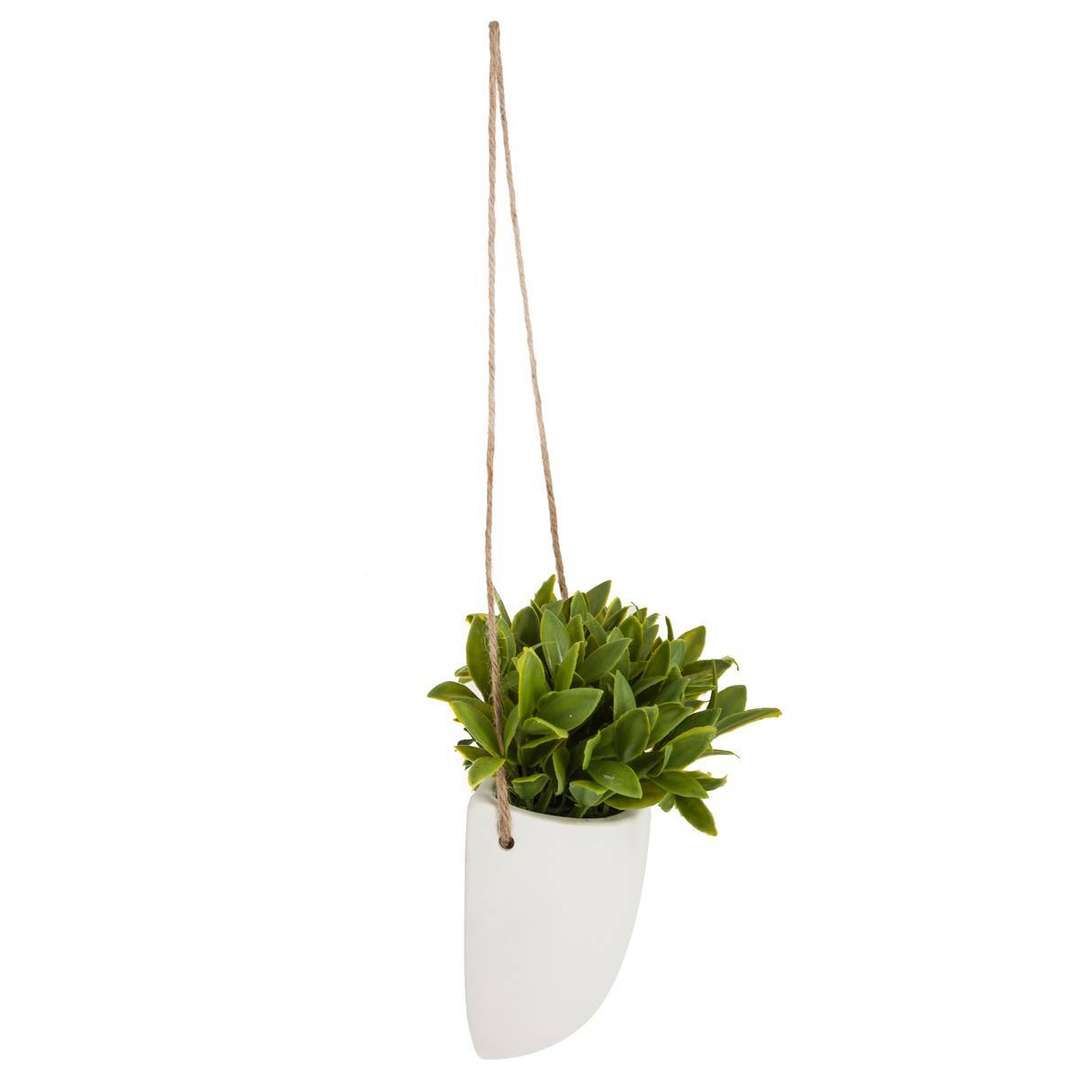 Atmosphera - Plante artificielle à suspendre pot céramique H20cm - Atmosphera Créateur d'intérieur - Image 3