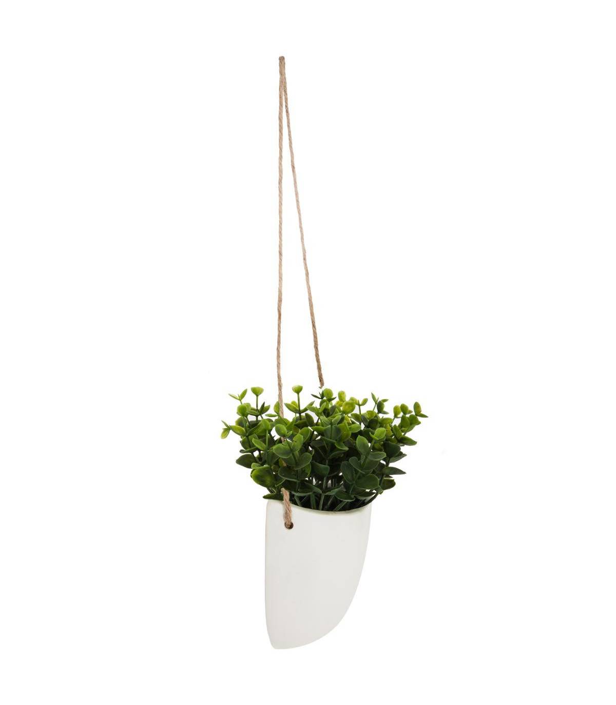 Plante artificielle murale Pot en céramique H 20 cm - Image 1