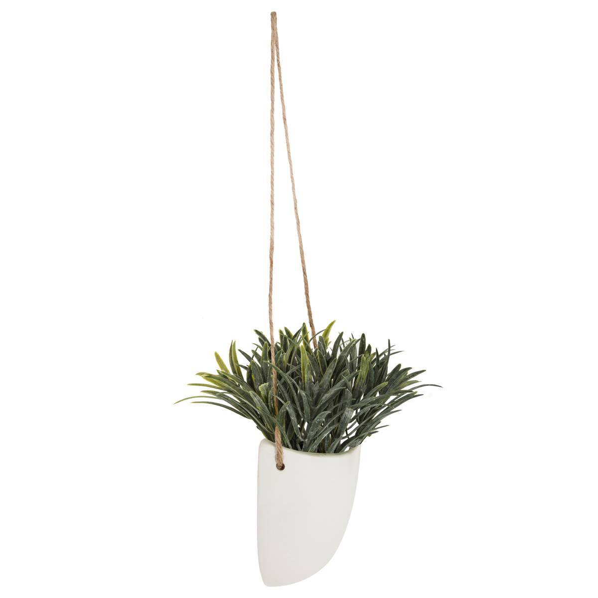 Atmosphera - Plante artificielle à suspendre pot céramique H20cm - Atmosphera Créateur d'intérieur - Image 5
