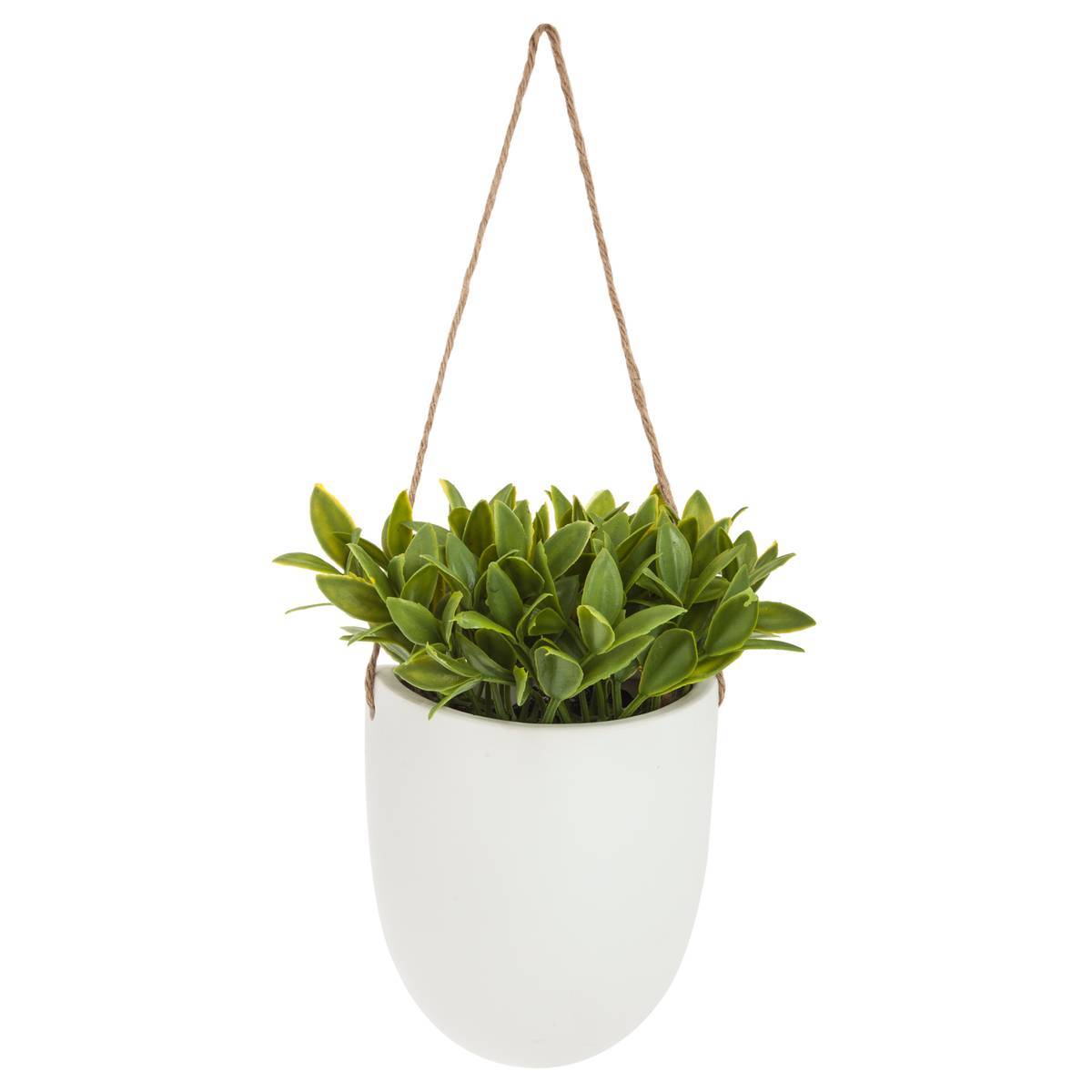 Atmosphera - Plante artificielle à suspendre pot céramique H20cm - Atmosphera Créateur d'intérieur - Image 2