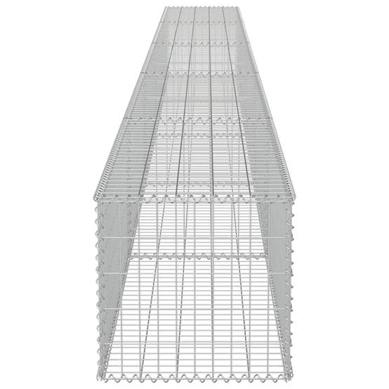 PANGIVO - Mur à gabion avec couvercles Acier galvanisé Argenté 600 x 50 x 50 cm - PANGIVO - Image 6