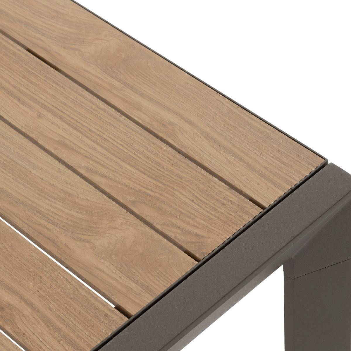 Hesperide - Table de jardin extensible "Évasion" en aluminium honey et praline traité époxy 14 places Hespéride - Image 3