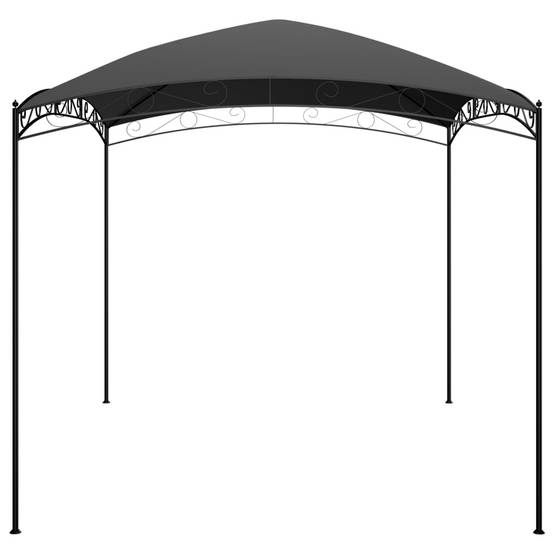 Pergola Jardin - Tonnelle de jardin - Belvédère 3x4x2,65 m Anthracite 180 g/m² MI36 - Image 3