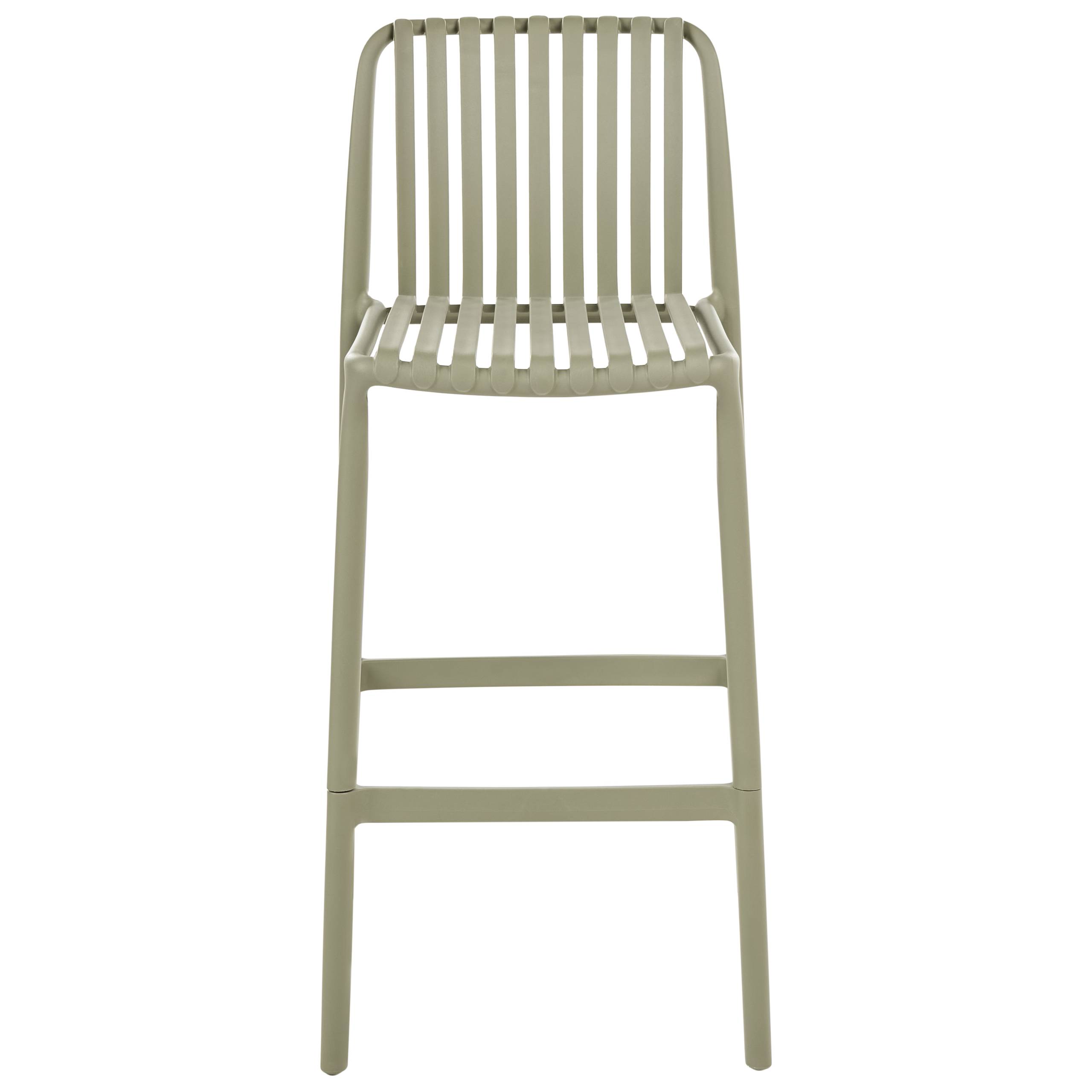 Beliani - Tabouret de bar Polypropylène Vert ARICCIA - 49x53x104- Beliani - Image 5