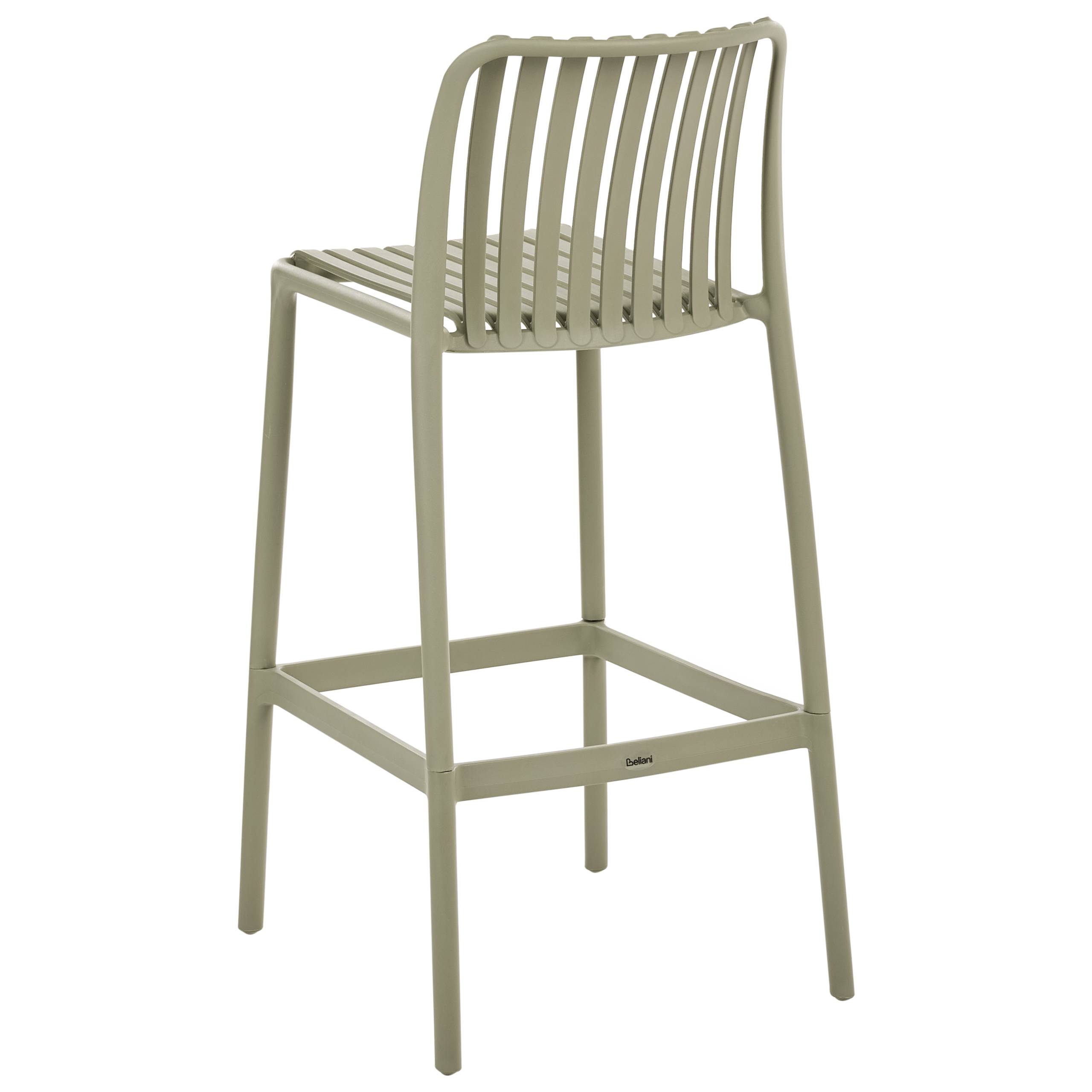 Beliani - Tabouret de bar Polypropylène Vert ARICCIA - 49x53x104- Beliani - Image 6