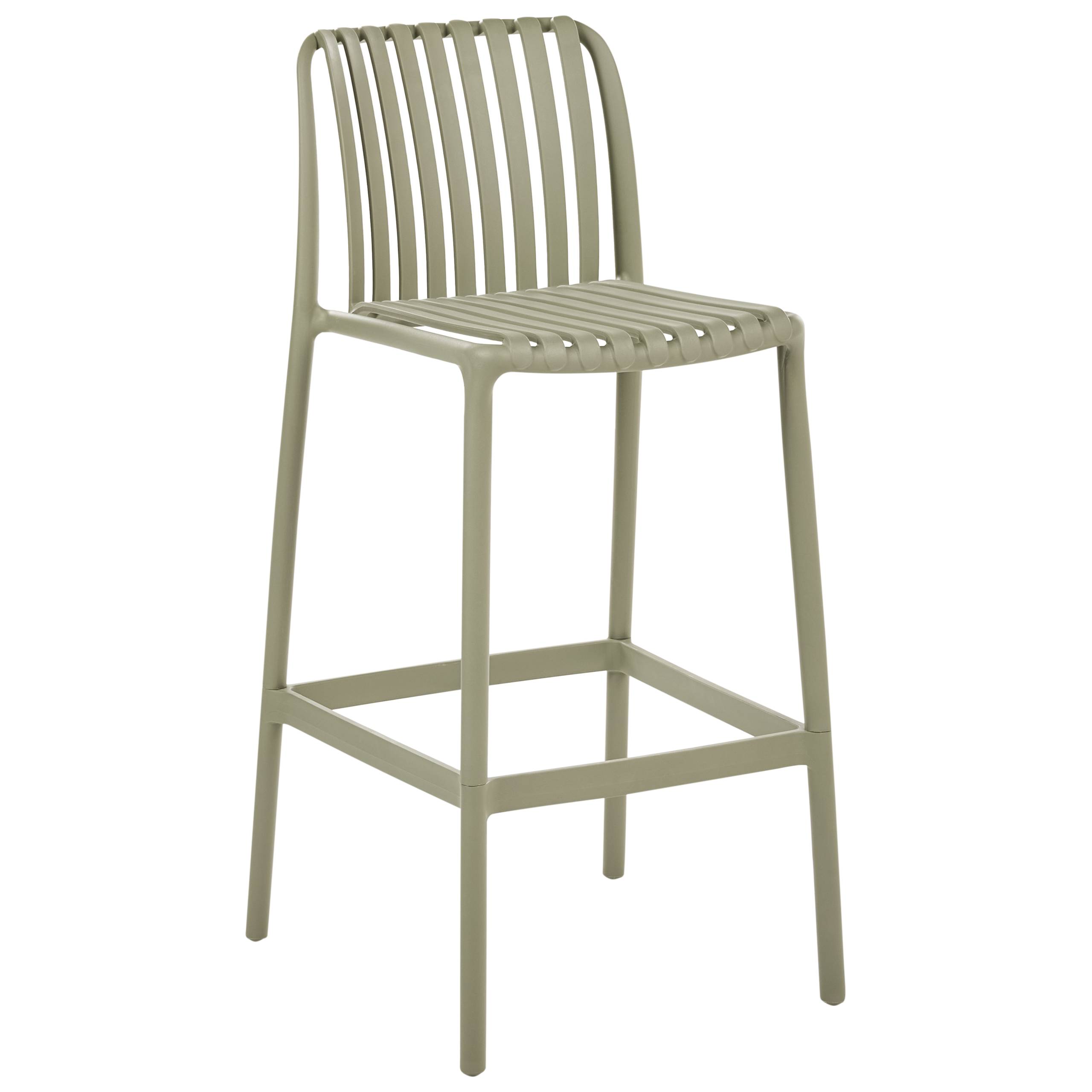 Beliani - Tabouret de bar Polypropylène Vert ARICCIA - 49x53x104- Beliani - Image 4