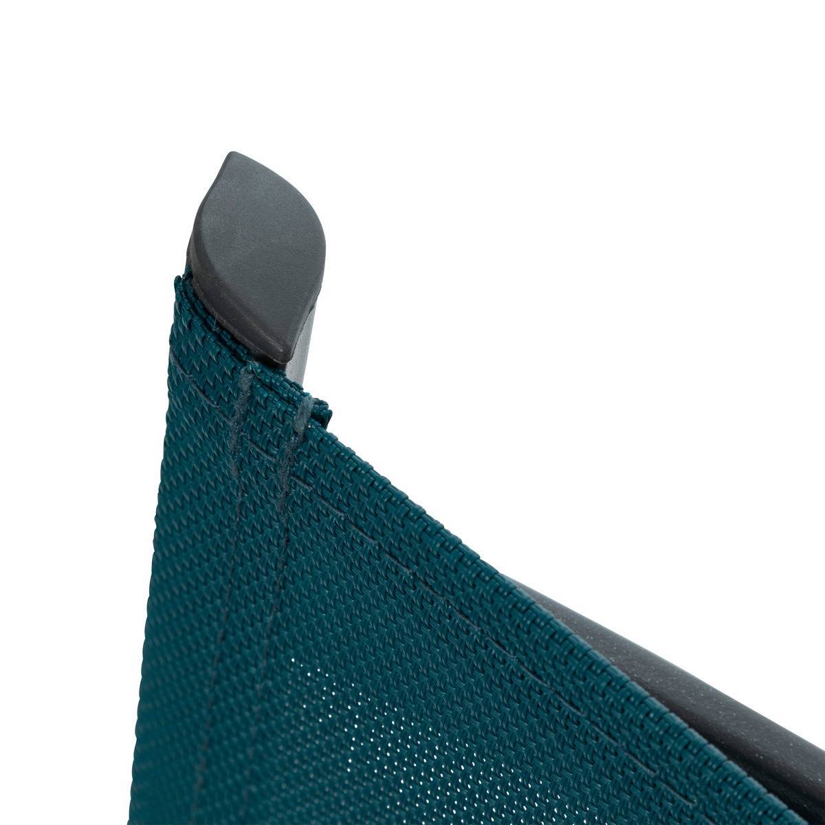 Hesperide - Chaise de jardin empilable "Axant" bleu canard & graphite en aluminium traité époxy Hespéride - Image 3