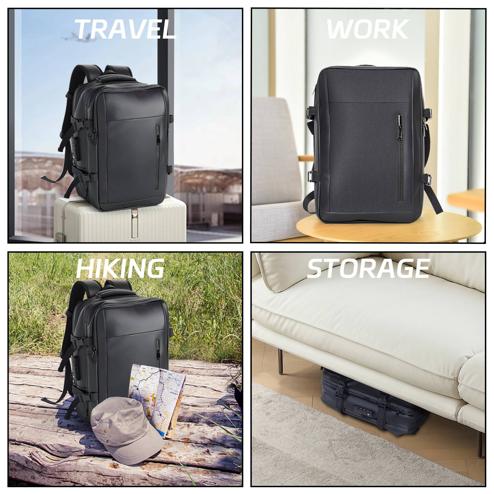 Sac De Sport Voyage Avec Séparation Humide/Sec - Grand Sac à Main Impermeable Mumuve