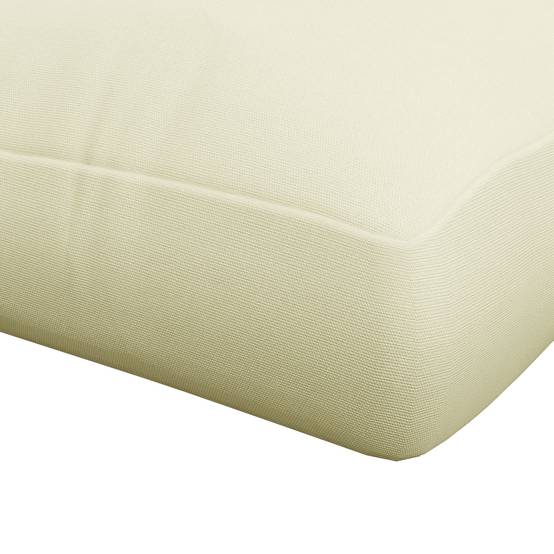 Coussin d'assise capitonné, 120 x 80 x 12 cm, blanc crème - Image 10