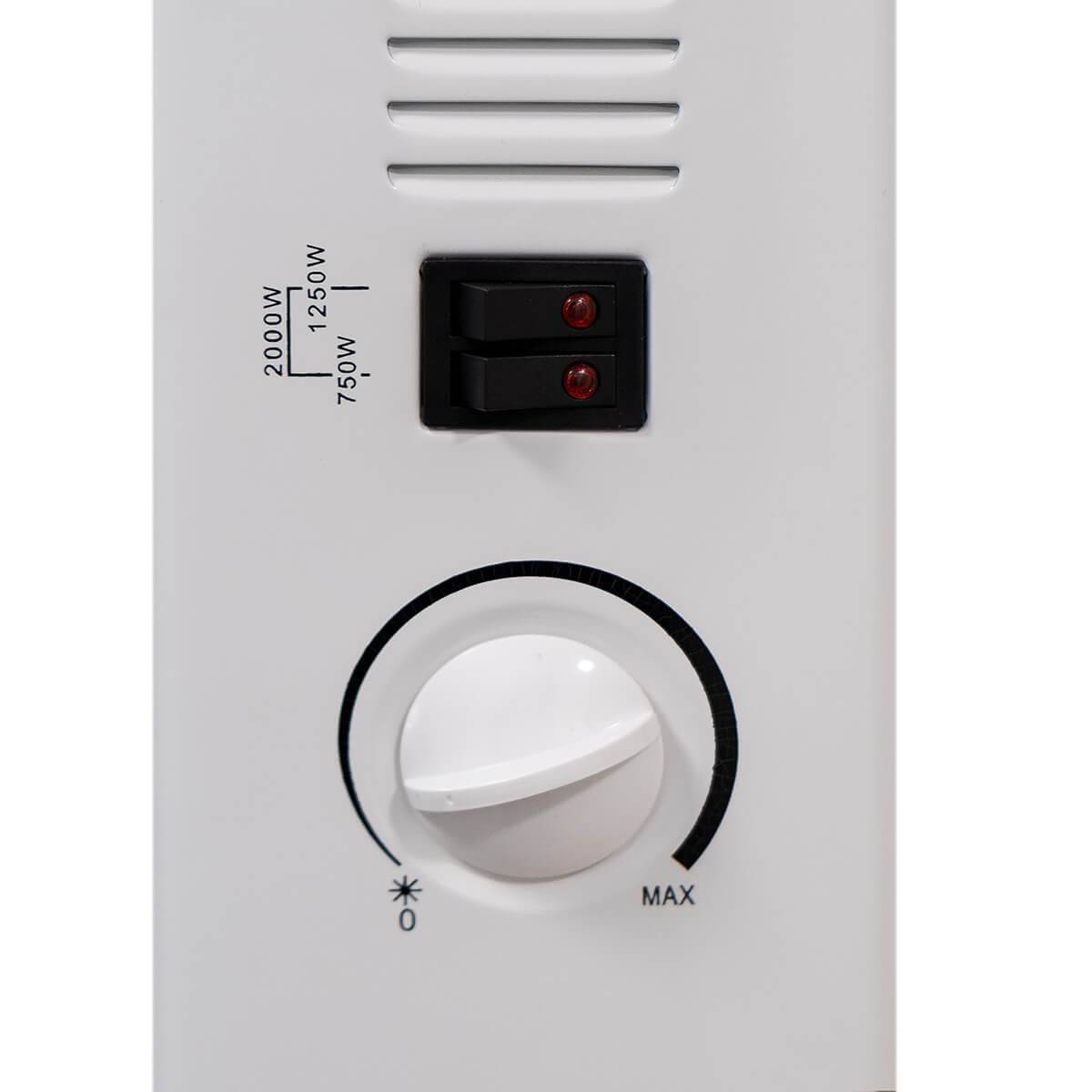 Radiateur Électrique Classic 2000W 3 puissances de chauffe - Chauffage d'appoint sur pieds Thermostat NIKLAS - Image 7