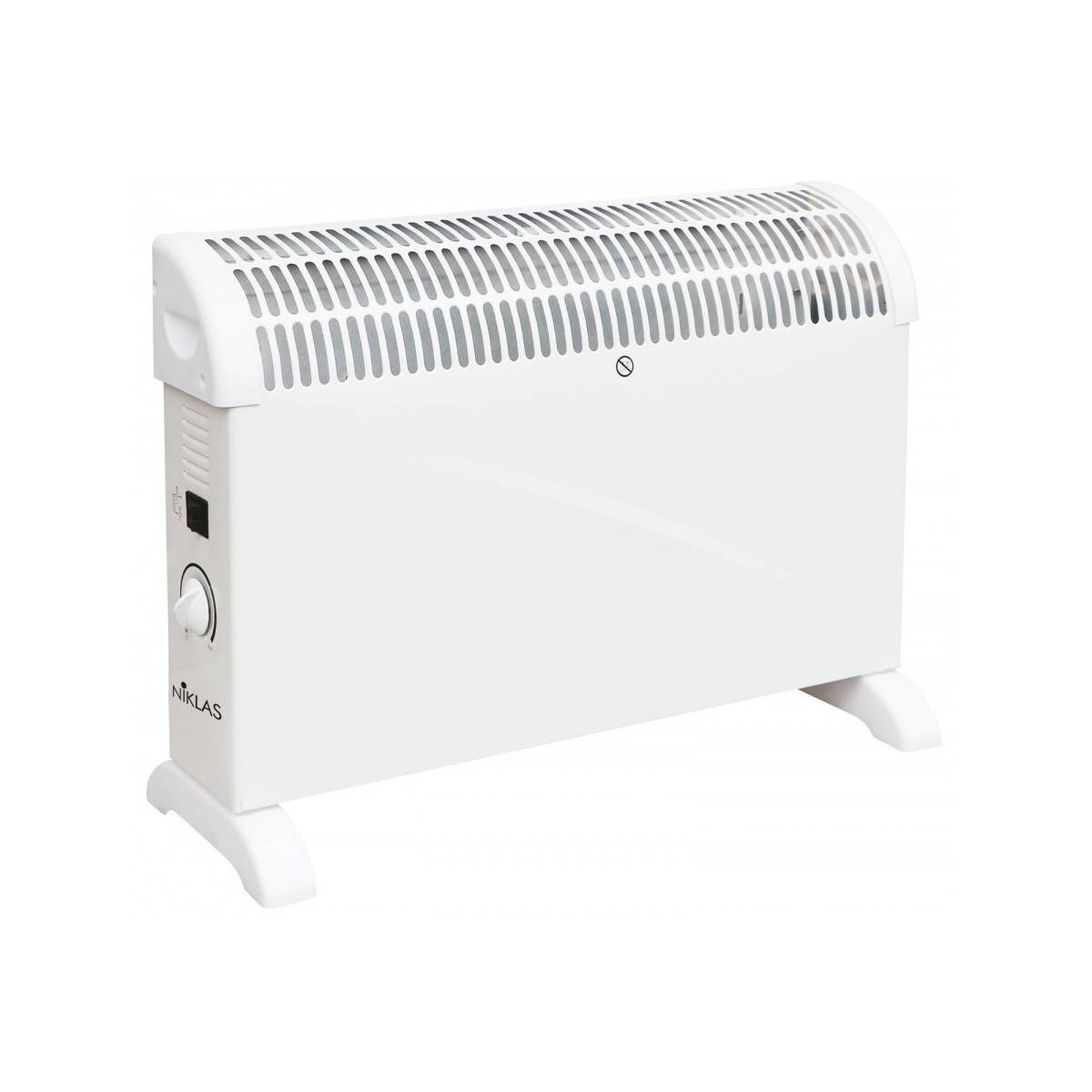 Radiateur Électrique Classic 2000W 3 puissances de chauffe - Chauffage d'appoint sur pieds Thermostat NIKLAS - Image 1