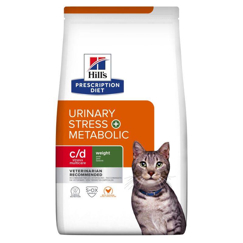 CROQUETTES CHAT ADULT PRESCRIPTION DIETS C/D URINARY STRESS + METABOLIC - HILL'S 3 kg - Image 1