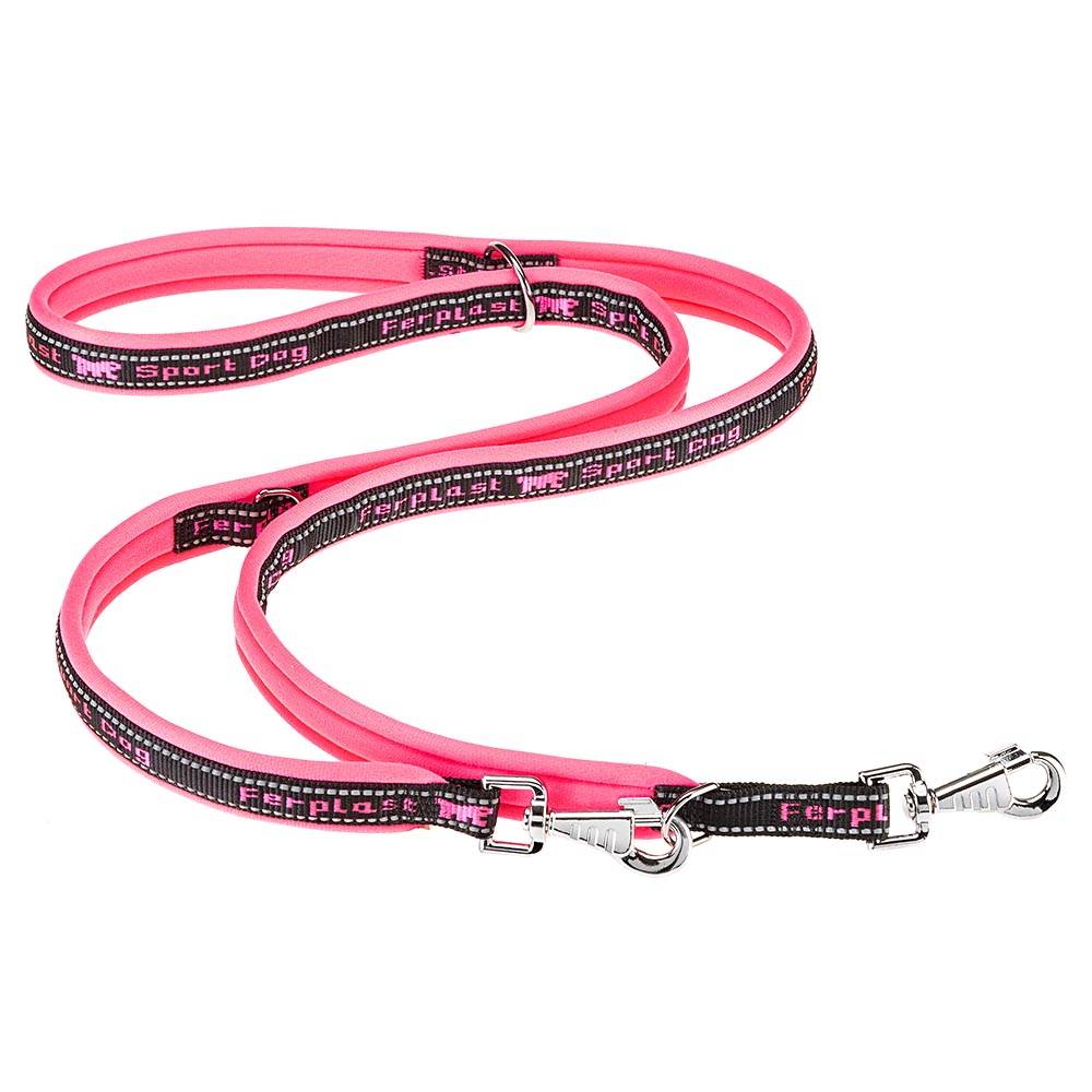 Ferplast - Ferplast Laisse chien SPORT DOG, Laisse de dressage pour chien de taille grande, Poignée rembourrée, Mousqueton en métal, Coutures réfléchissantes, - Image 1
