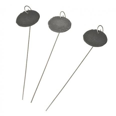 Lot de 3 étiquettes pour plantes en ardoise - Image 1
