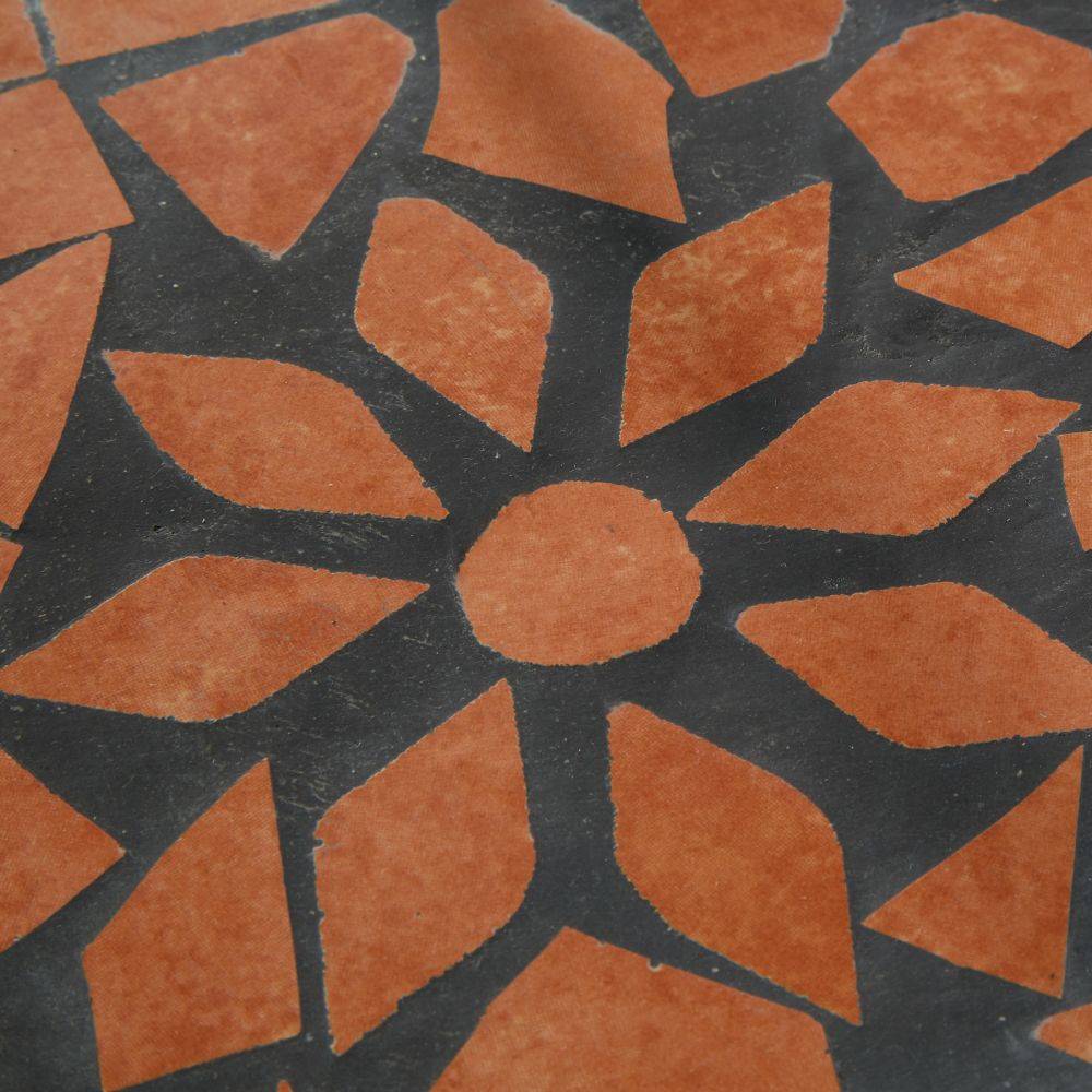 Étagère pour plantes mosaïque 3 niveaux 114 cm marron terracotta - Image 3